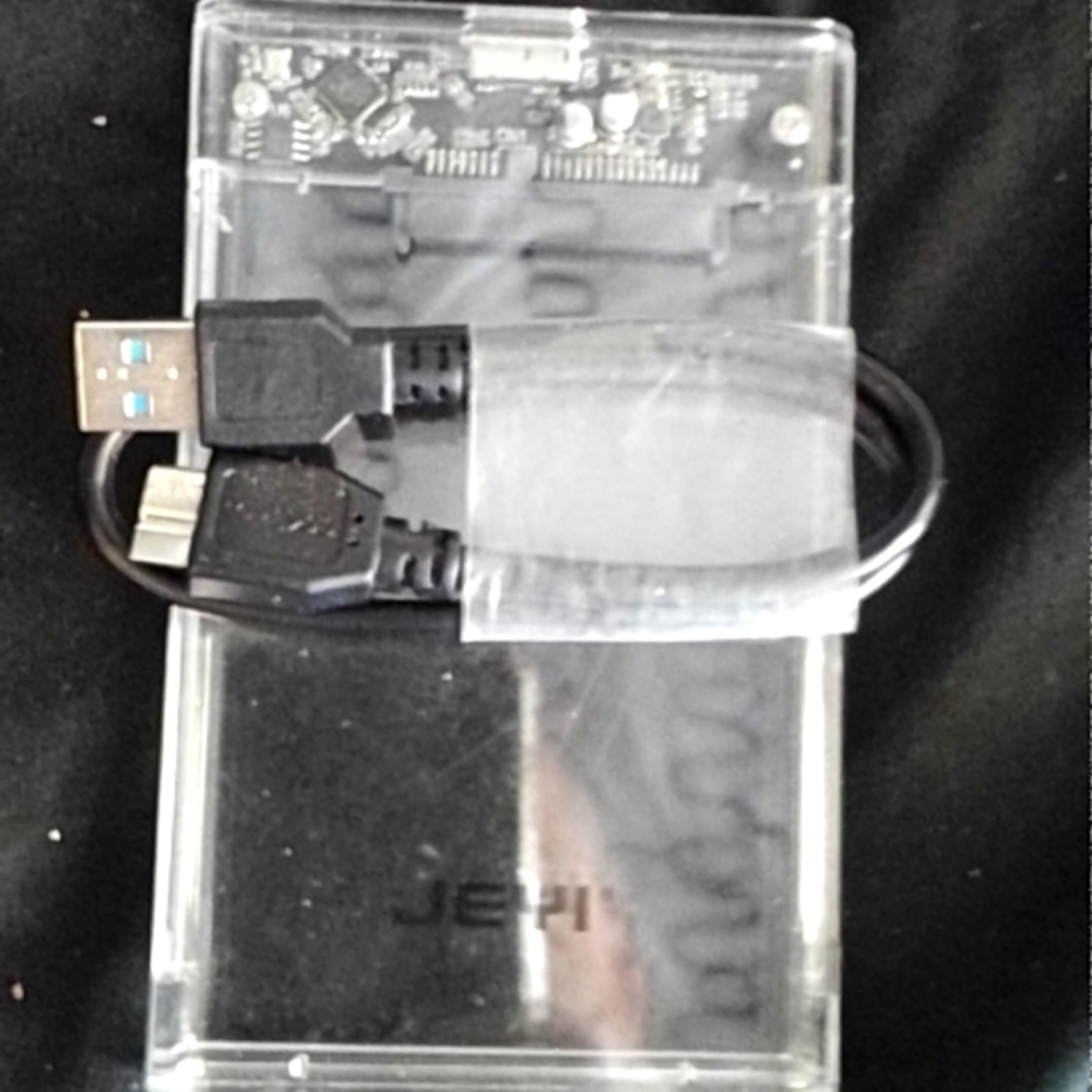 USB 3.0 SATA HDD Enclosure with flashdrive